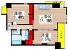イーグルヘッド橦木 2LDKの間取り
