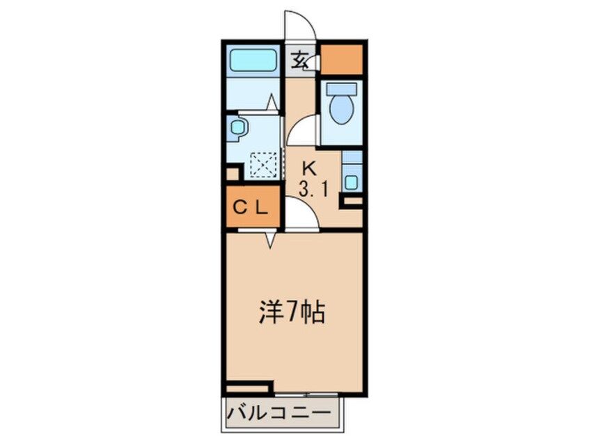 間取図 プレストンズ高峯