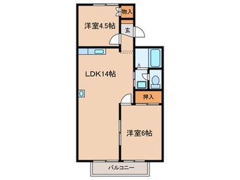 間取図 ホワイトヒルズ