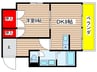 Ｋ－ＰＯＩＮＴＢＬＤＧ 1DKの間取り