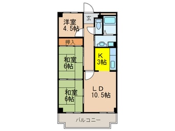 間取図 シティ・ライフ山下通