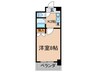 ＷＥＳＴＩＮ星ヶ丘 1Kの間取り
