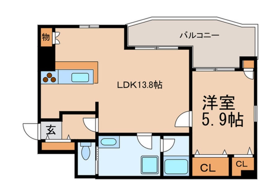 間取図 スプレンドール　インフィオーレ
