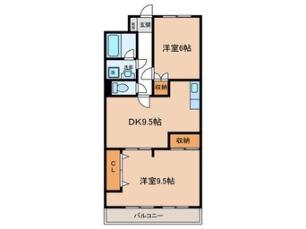 間取図 ロイヤルマンション横井