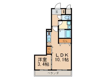 間取図 フォレシティ栄