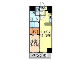 間取図 フォレシティ栄