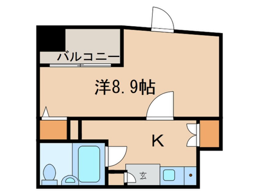 間取図 ラウムズ富士見町(504)