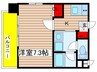 ブルームライフ新栄 1Kの間取り