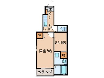 間取図 オークフォレスト明和Ⅵ