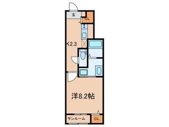 間取図 フレッシュリー　大西