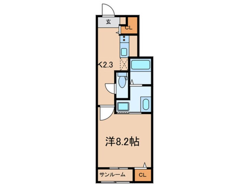間取図 フレッシュリー　大西