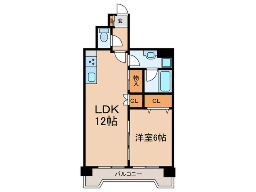 間取図 シャンボール日比野（502）