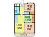 本山ヒルサイドヴィラ 3LDKの間取り