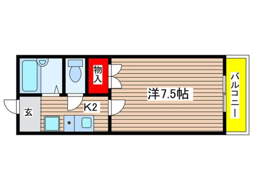 間取図 ファミーユ福原