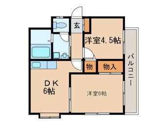 間取図 エル　アモ－ル