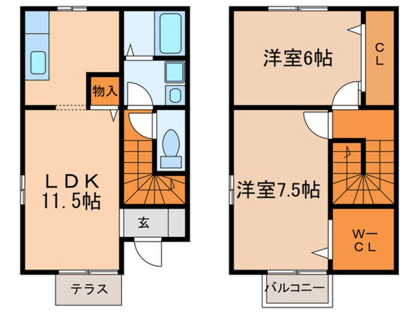 間取図 エスタンシア