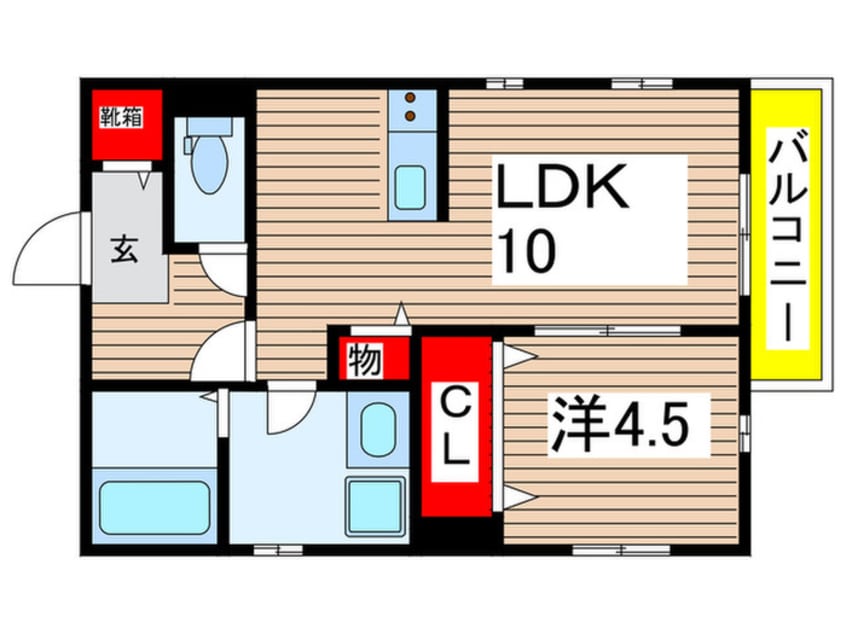間取図 ATLAS　KITAHARA　WEST