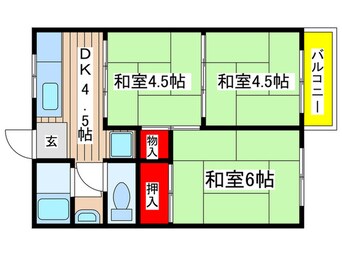 間取図 第二香山ハイツ