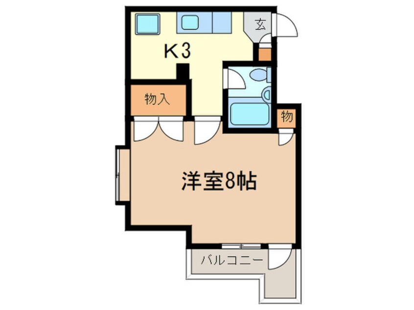 間取図 ファミリ－白砂