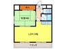グランデ中村公園 1LDKの間取り