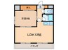 グランデ中村公園 1LDKの間取り