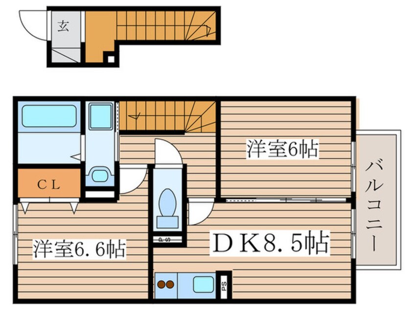 間取図 バ－ム　ドルフ