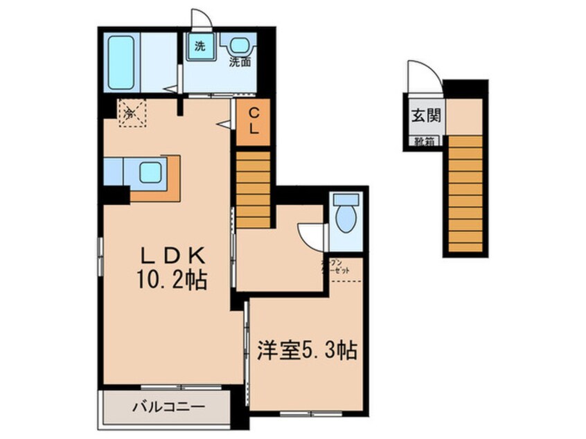 間取図 ウイングコート