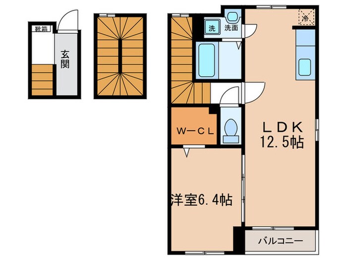 間取り図 ウイングコート