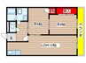 サンハイツＫ 2LDKの間取り