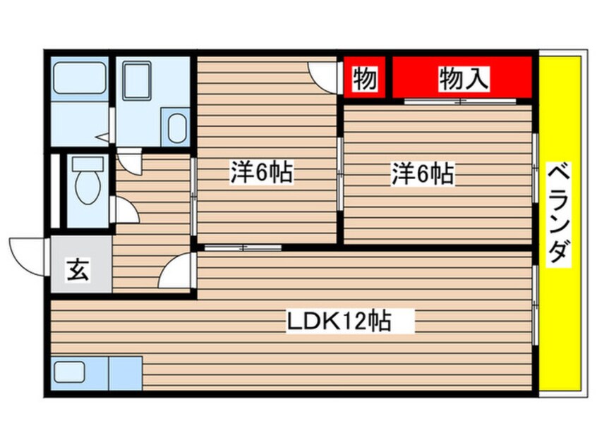 間取図 サンハイツＫ