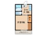 ファミール堀部Ⅱ 1DKの間取り