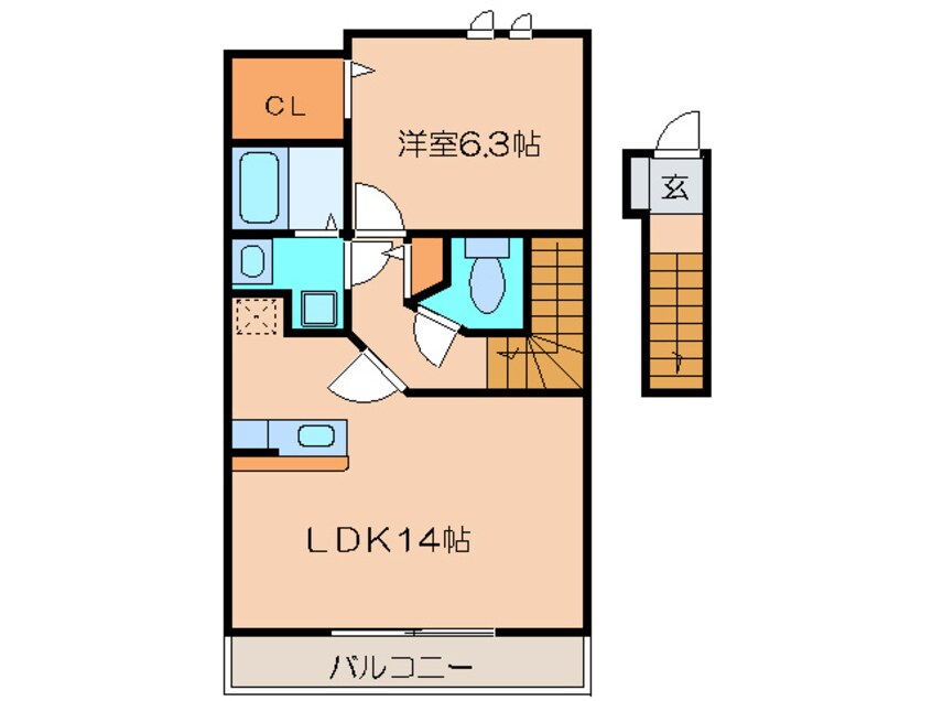 間取図 カルム　トレイス