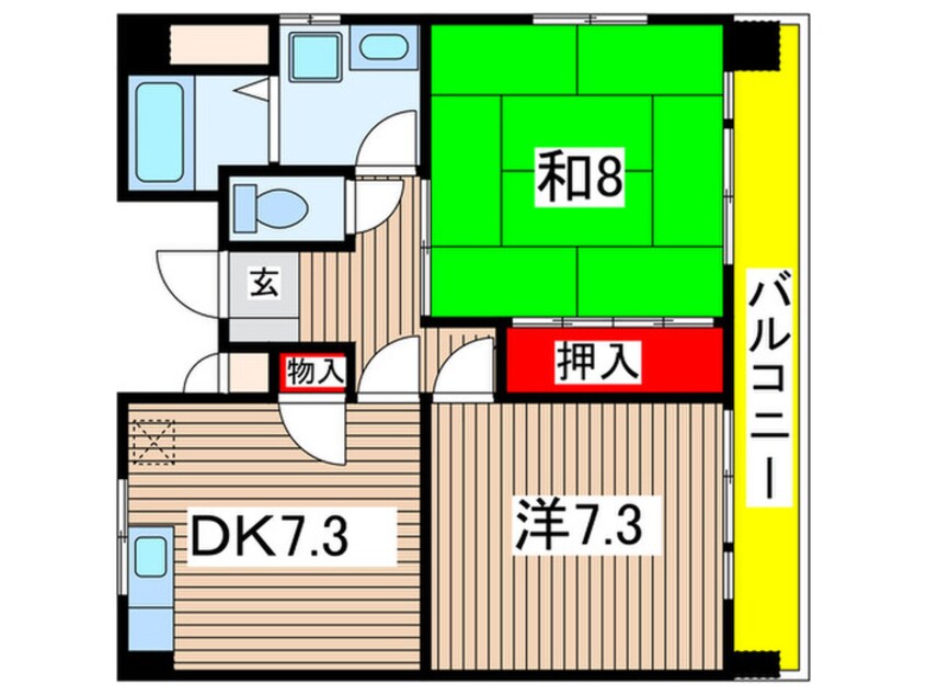 間取図 メゾンみゆき