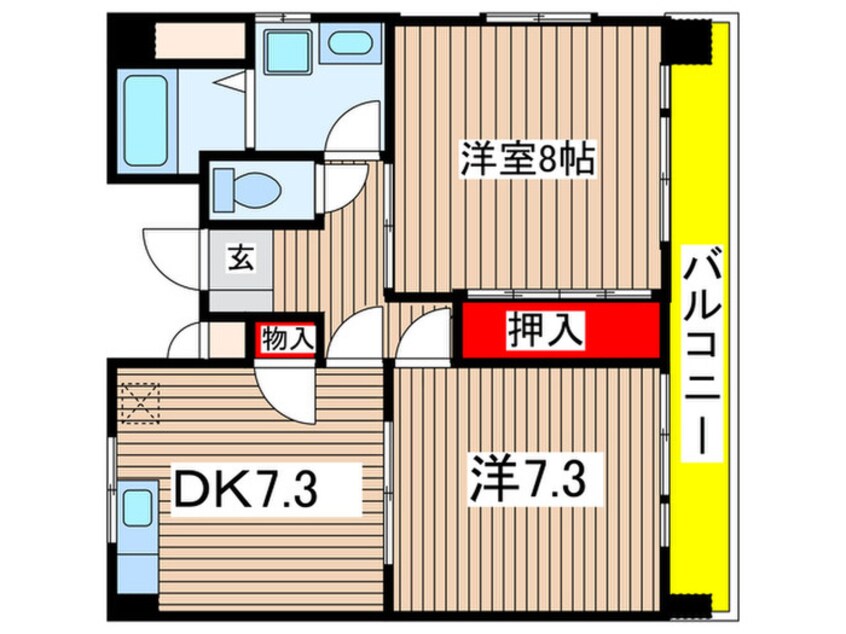 間取図 メゾンみゆき