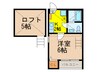 リヴェールＦ・Ｐ・Ｎ 1Kの間取り