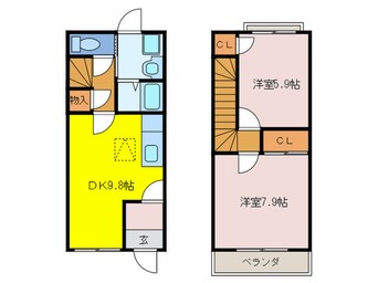 間取図 ラフィーネＡ