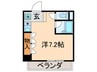 アベニュー神宮 1Rの間取り