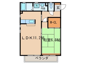 間取図 シャンテ中新