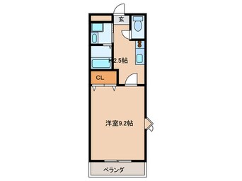 間取図 フォレスタガ－デンⅡ