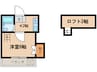 Ａｚｕｒ丸山 1Kの間取り