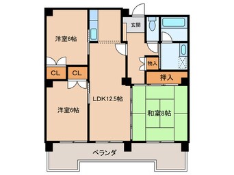 間取図 サンシャイン稲荷