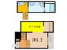 グランソレイユ三番町 1Rの間取り