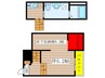 グランソレイユ三番町 1Rの間取り