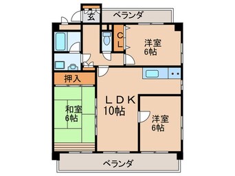 間取図 ランドマーク一社