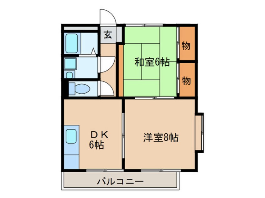 間取図 オダハイツ