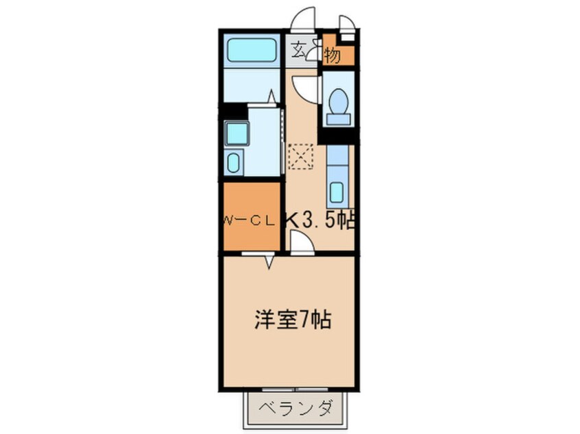 間取図 カサベルデ柏森