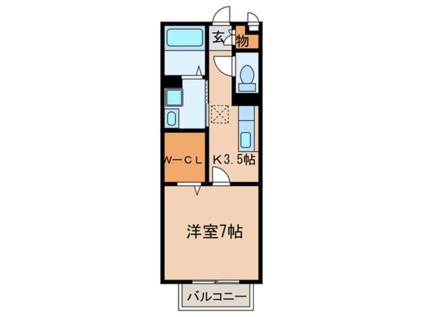 間取図 カサベルデ柏森