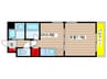 新栄ア－バンハイツ 1DKの間取り