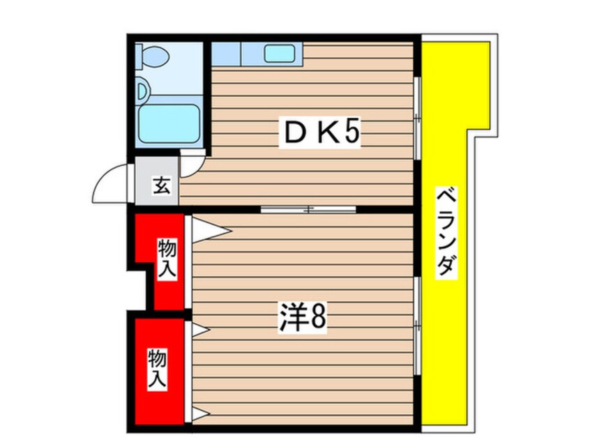 間取図 サンメゾン植田