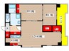 ハイツドエル 2LDKの間取り